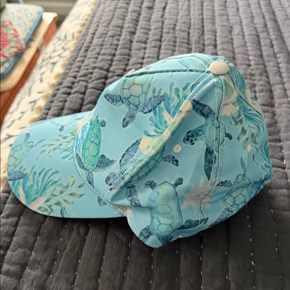 SHEIN Blue Turtle Print Cap - Picture 3 of 7
